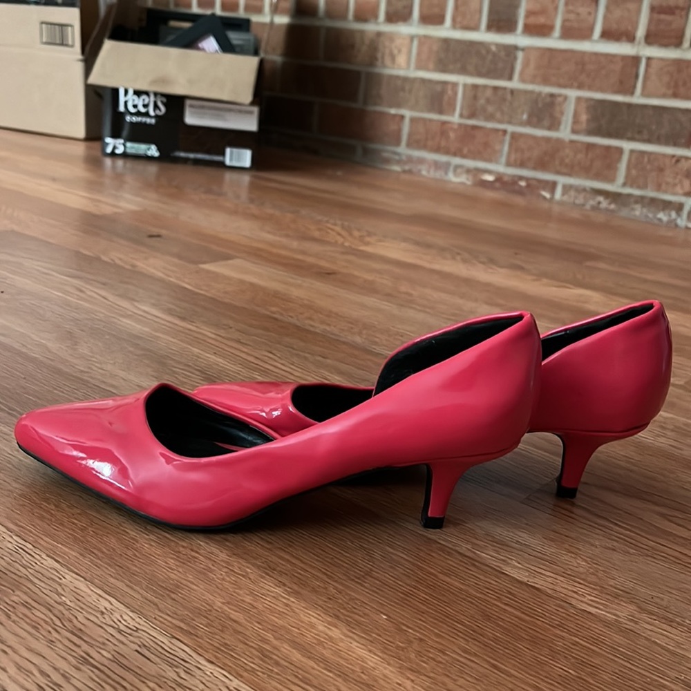 Pink Qupid Kitten Heels 5.5